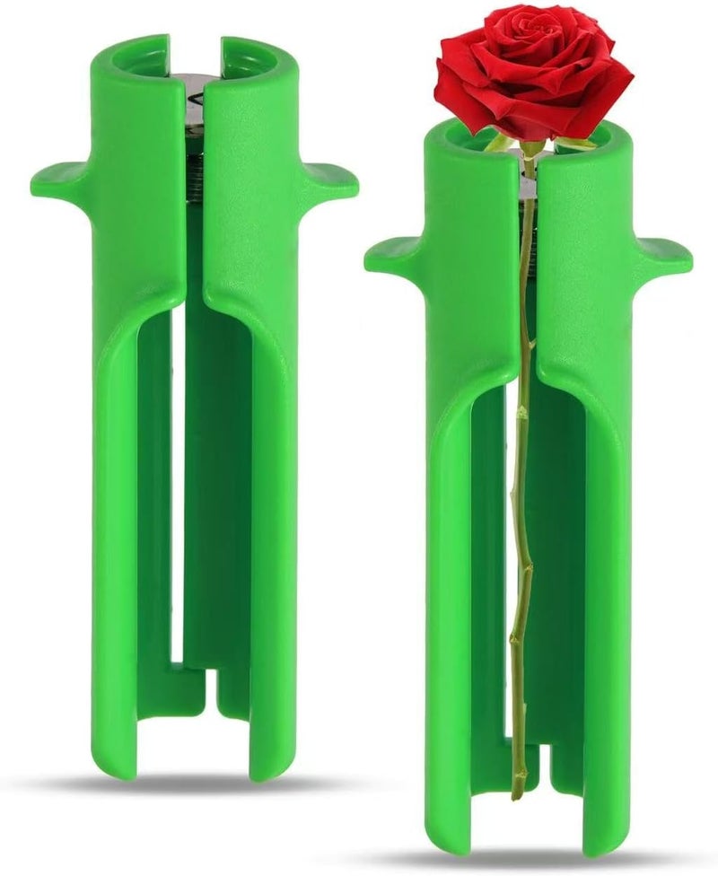BTKOSHLE 2 Pcs Rose Thorn Stripper Tool - Rose Stripper & Cleaner Cutter for Leaf Removal - Quickly Remove Thorns and Branches of Roses - Image 1